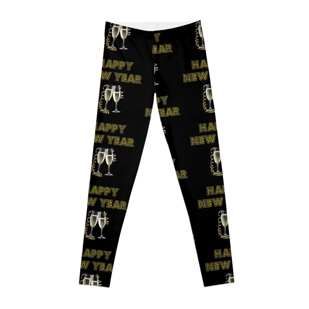 

Happy New Year Leggings Women's trousers gym's clothing jogging pants Womens Leggings