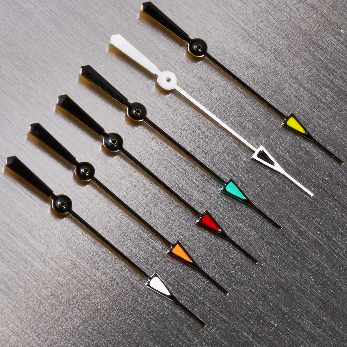 Watch Hands Accessories Orange Black Red Green Watch Hands Watch pointer NH35 NH36 4R 7S Hands fits for NH35/NH36 Movement Parts