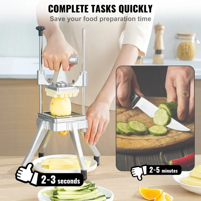 VEVOR Commercial Vegetable Fruit Dicer Cutter Potato Slicer 4