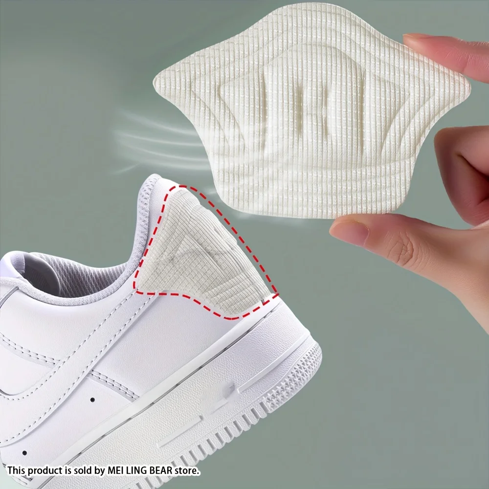 [Heel Protectors] 12PCS Self-Adhesive Heel Pads,Multi-Color Options, Suitable for Oversized Shoes,Improve Fit and Comfort