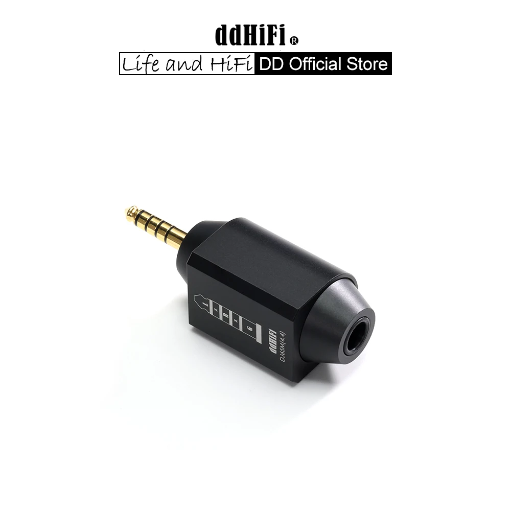 DD ddHiFi DJ65M(4.4) 6.35mm Female to 4.4mm Male Adapter usb adapter converter Converting Balanced to Single-ended in a Scientific and Safe Manner