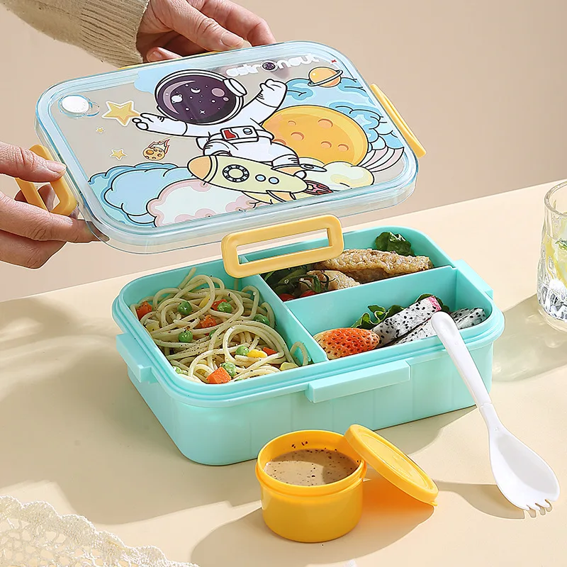 Charming Leakproof Children's Bento Lunchbox with Compartments