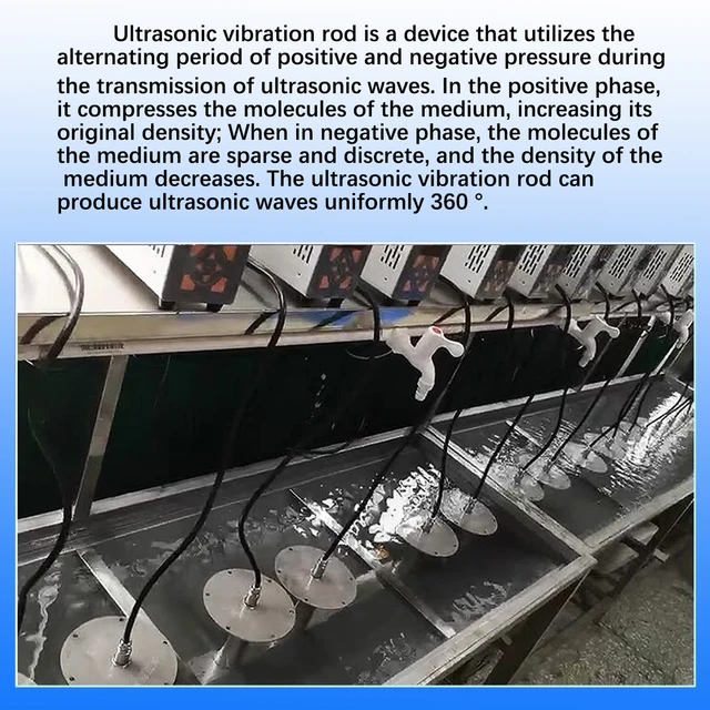 GENENG Ultrasonic Cleaner High-Power Laboratory Sonic Cleaning Vibrating Rod Ultrasound Washing Machine Input Type Generator 6