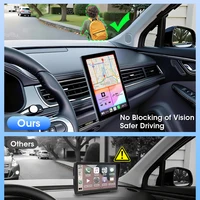7/8/9'' Support Orientation & Portrait Car Mirror Radio Wireless Carplay Android Auto Multimedia Video Player Universal Screen 5