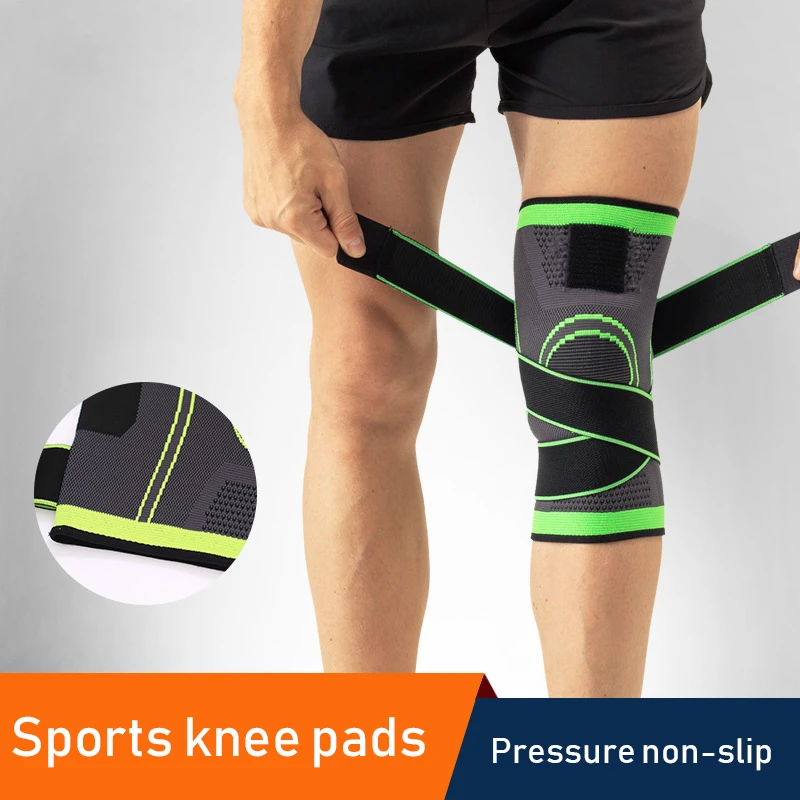 1pc Sports Knee Pad Men's Compression Elastic Support Knee Pads Knee