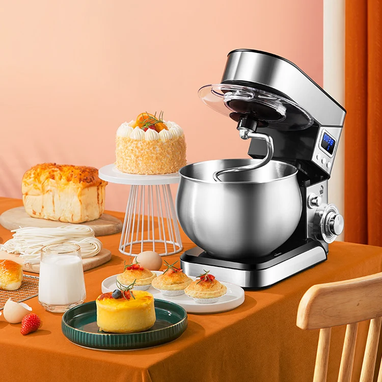 

Food Dough Stand Grinder Machine Accessory Cake Egg For Bakery Bread Electric Hand With Bowl Kitchen Spiral Flour Mixer