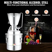 VEVOR Alcohol Still, 13 Gal 50L Water Alcohol Distiller, Home Distillery Kit include 304 Stainless Steel Tube & Circulating Pump 2