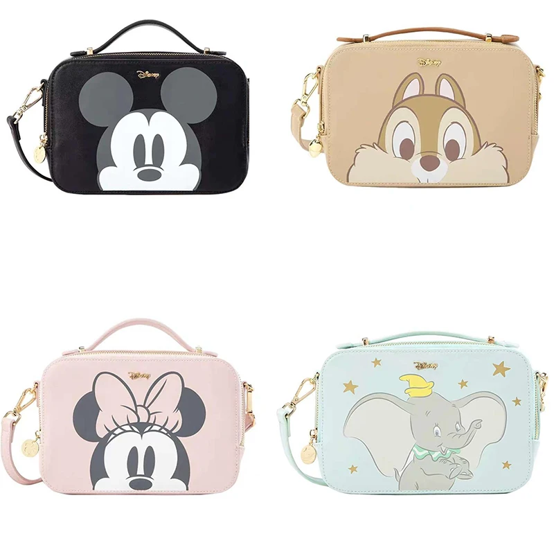 Women Handbags Disney Mickey mouse Camera bag Cartoon Cute Messenger bag Shoulder Fashion Mickey Small Handbag Square