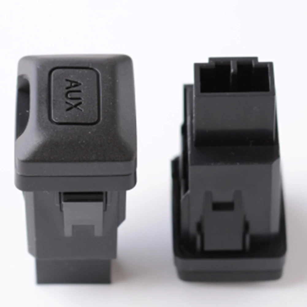 

For Honda For CRV 2009-2011 Auxiliary Input Plug Adapter Black Parts Plastic Replacement Vehicle 1pc 39112SNAA01