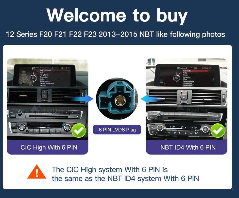 AUTOABC 10,25 Zoll Wireless CarPlay Android Auto Auto Multimedia Radio Linux Player Für BMW 1 2 Serie NBT system F20/F21/F22 2 – Detail 1