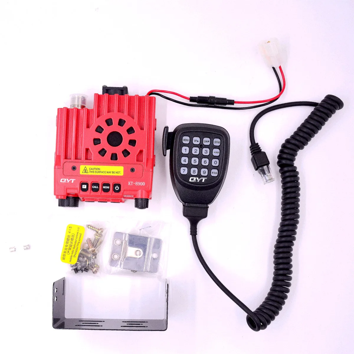 QYT KT8900 Mini Mobile Radio VHF UHF 25W Power Car Radios HAM Amateur Commercial Public Taxi Intercom Wireless Communication