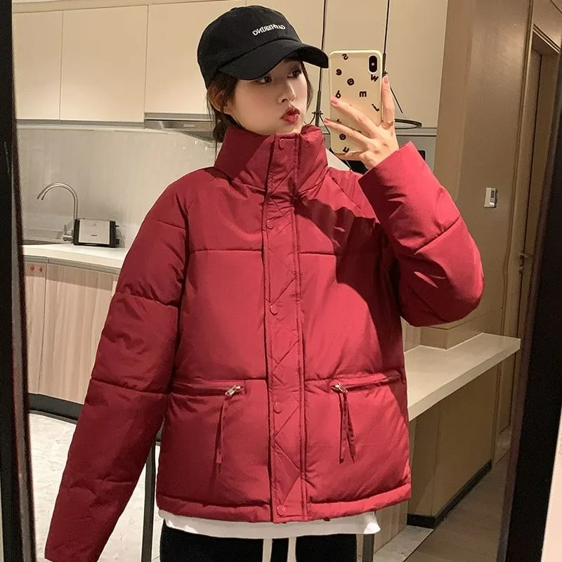 2023 New Women Down Cotton Coat Winter Bread Jacket Female Short Parkas Thick Loose Outwear Given To Philandering Overcoat