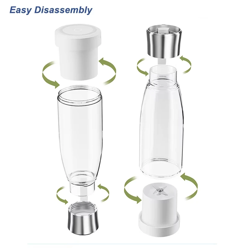 New Rechargeable Mixers Fruit Juicers USB Portable Juicers Bottle Mini Fast Electric Blender Smoothie Ice Outdoor Camping Maker 6