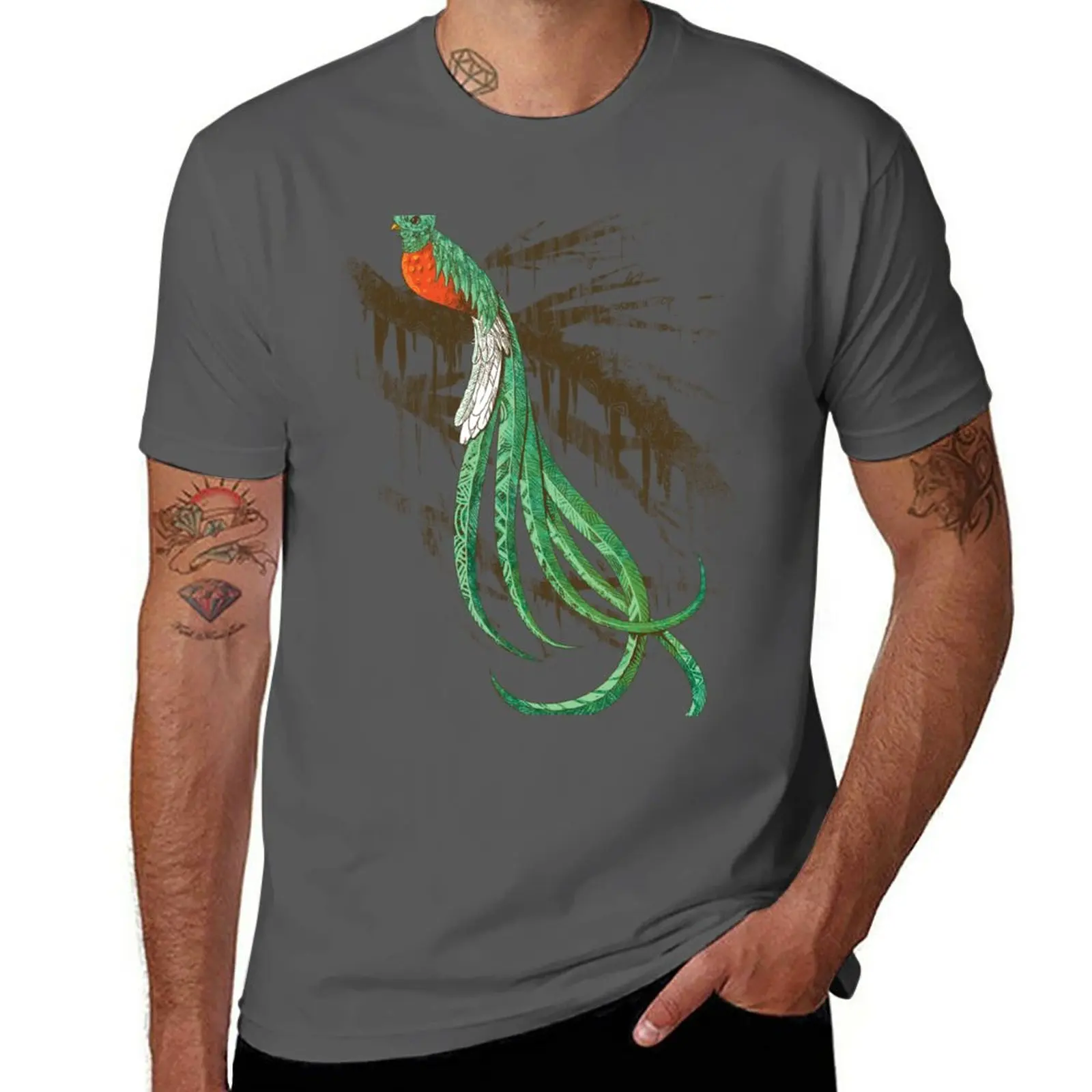 

Quetzal T-Shirt plain t-shirt Short sleeve Short t-shirt mens funny t shirts