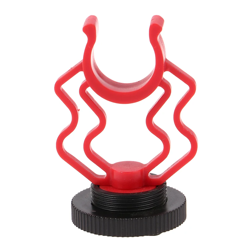 Microphone Shock Mount 1Pc Universal Microphone Wavy Shock Mount Adapter Plastic Microphone Bracket Mount Replacement Shockmount Accessories