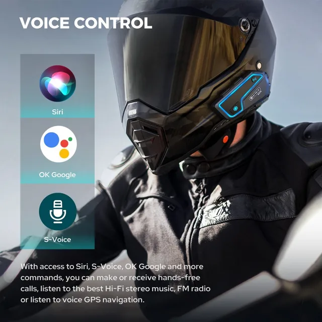 GEARELEC Motorcycle Helmet Speakers[HiFi Stereo Sound