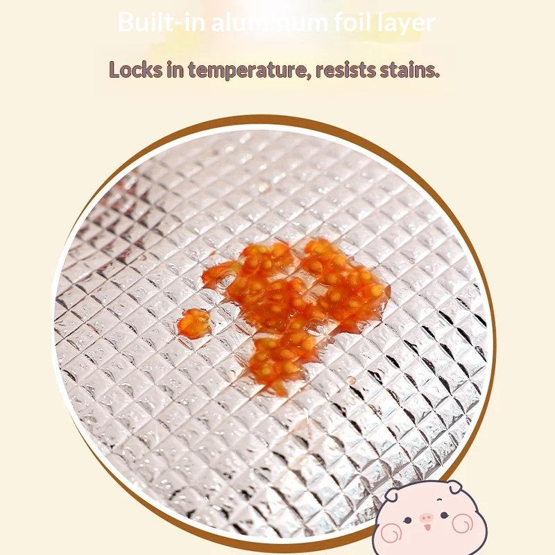 Trendy Cute Cartoon Lunch Box Bag Large Capacity Picnic Handbag Portable Student Meal Insulated Bag