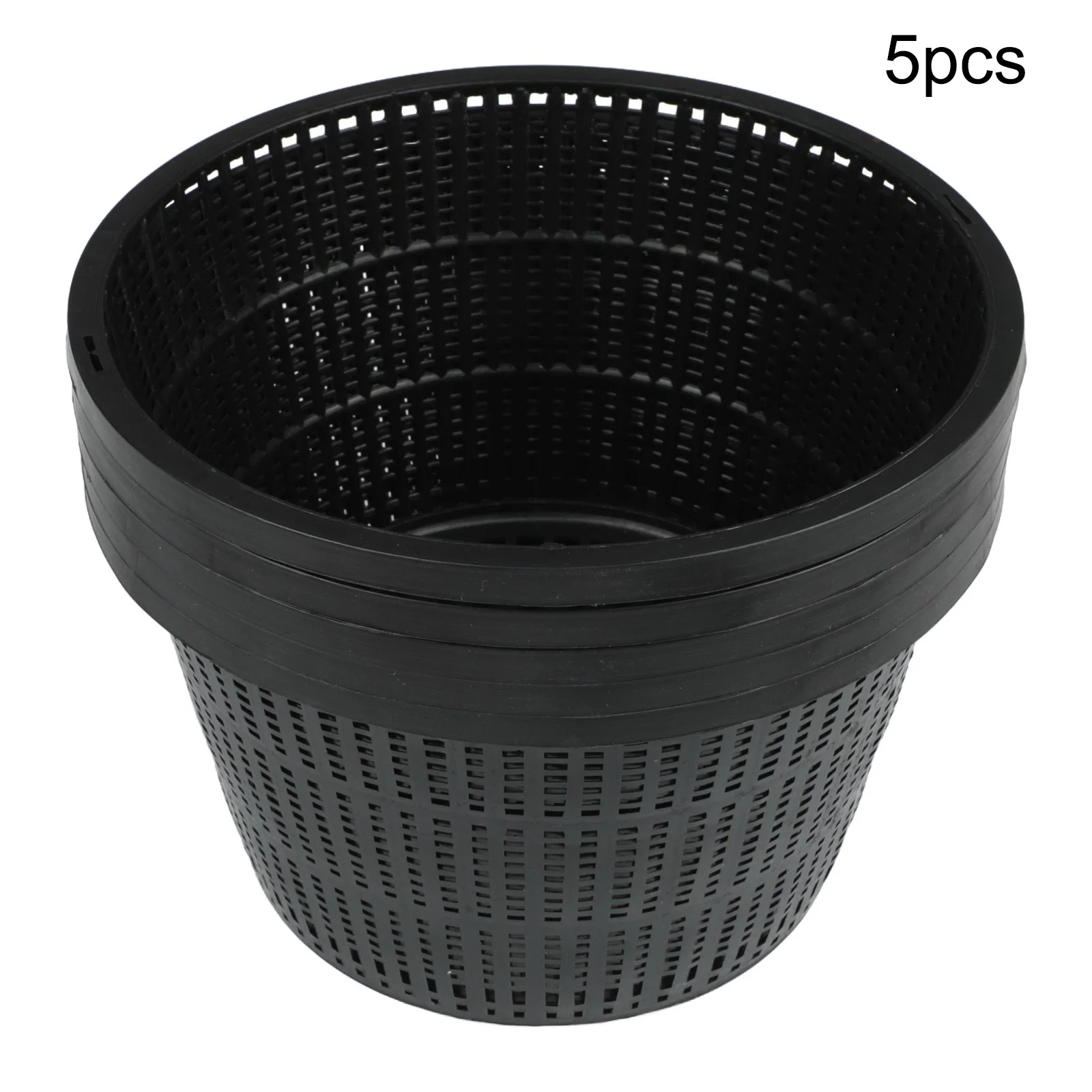 5 stücke Pflanze Net Topf 8,3 in Große Wasserpflanze Mesh Net Topf Kunststoff Blumen Korb Wachsen Topf Net Korb Halter gemüse Kindergarten Tasse – Detail 7