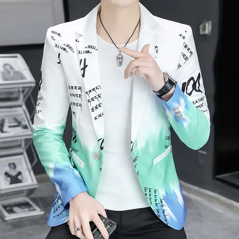 毎日大量出品 22新メンズファッションビジネス印刷新郎ウェディングドレスのスーツジャケット男性カジュアルブレザー メンズハイエンドブランドブレザー コート 純正卸売り Crypto Earnup Ravitejadentalcare Com