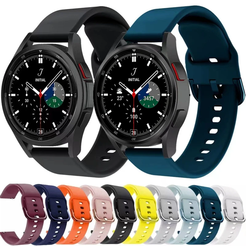 Cinturino In Silicone Per Samsung Galaxy Watch 3 4 5 Active 2 Amazfit Gts Watch Bracciale Sportivo Per Huawei Watch Gt 2/3 Pro