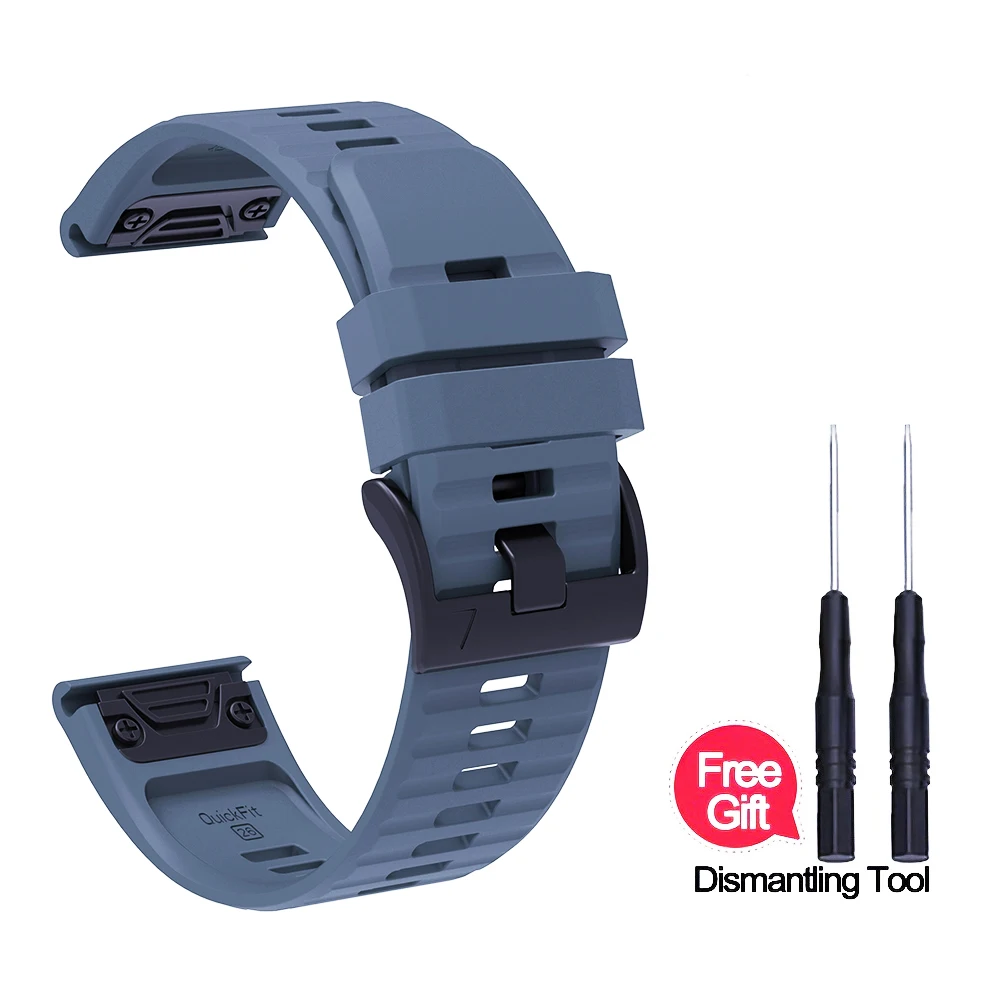 Premium QuickFit Silicone Watch Strap - 26mm & 22mm Options
