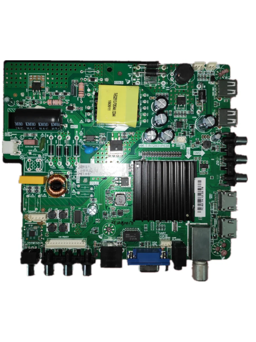 HK.T.RT2831P638   Three in one TV motherboard  for 1920x1080 48-53v 600ma  working well