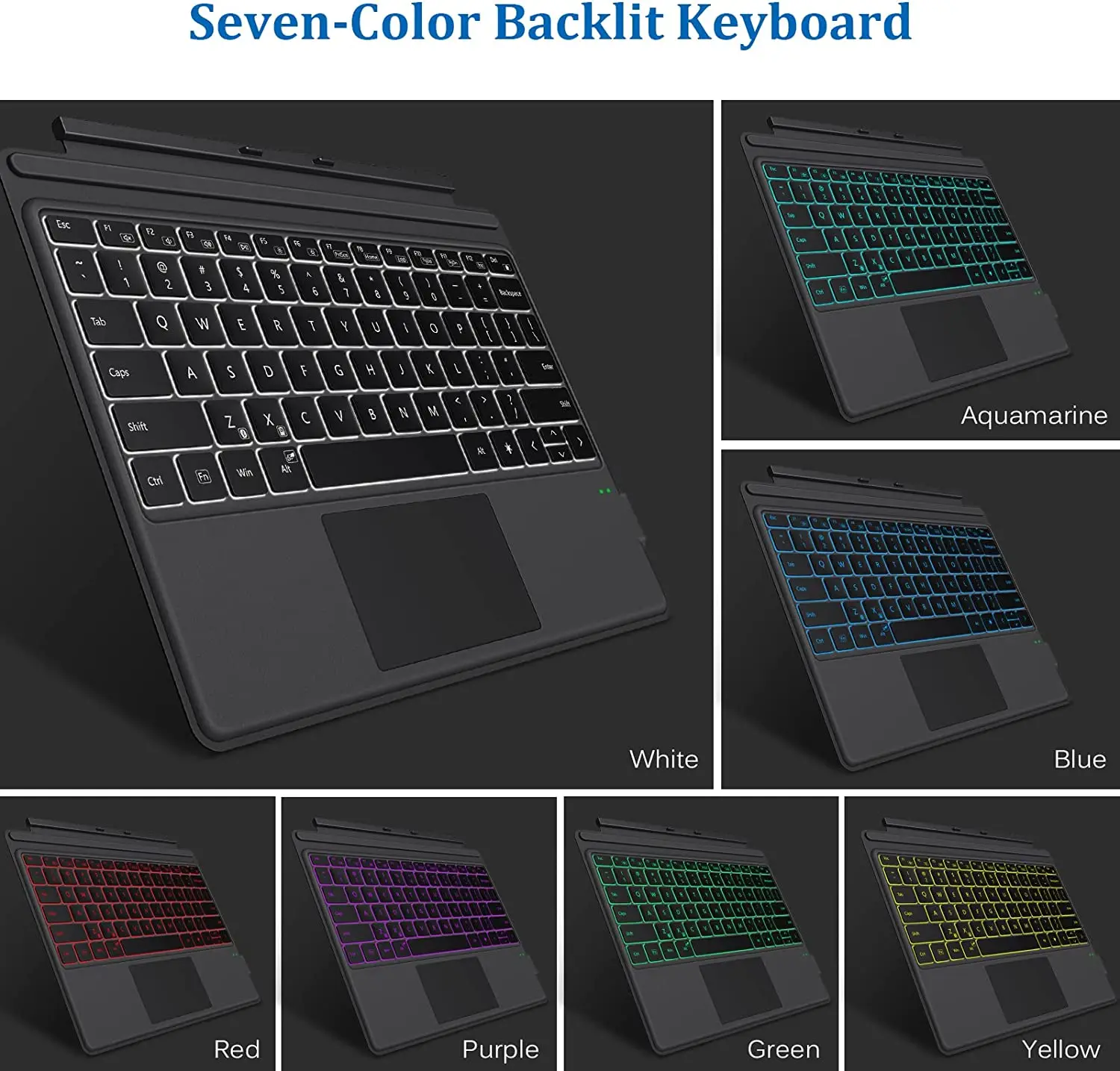 Tastiera Bluetooth Per Tastiera Microsoft Surface Pro 7 Surface Go 3 Tastiera Per Tastiera Surface Pro 8/9/X Surface Pro 3/4/5/6