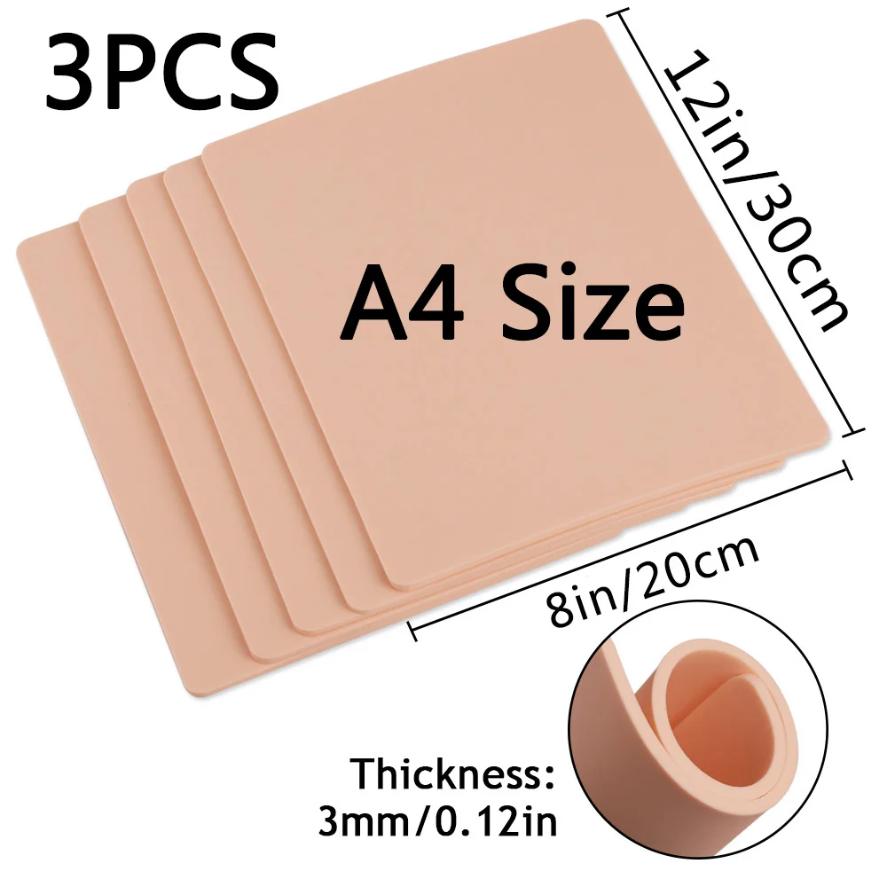 Thicker A4 Tattoo Practice Skin for Permanent Makeup Training