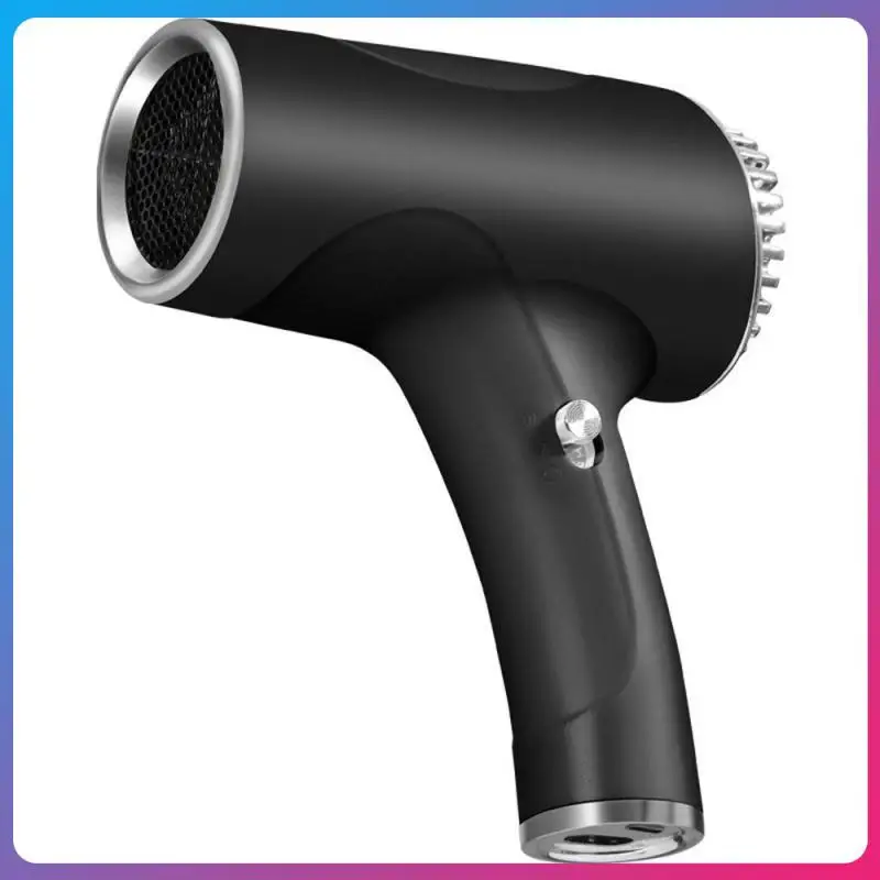 New Wireless Portable Hair Dryer High Power Household Travel Speed Negative Ion Charging Dual Purpose Hair Dryer Home Tool 2