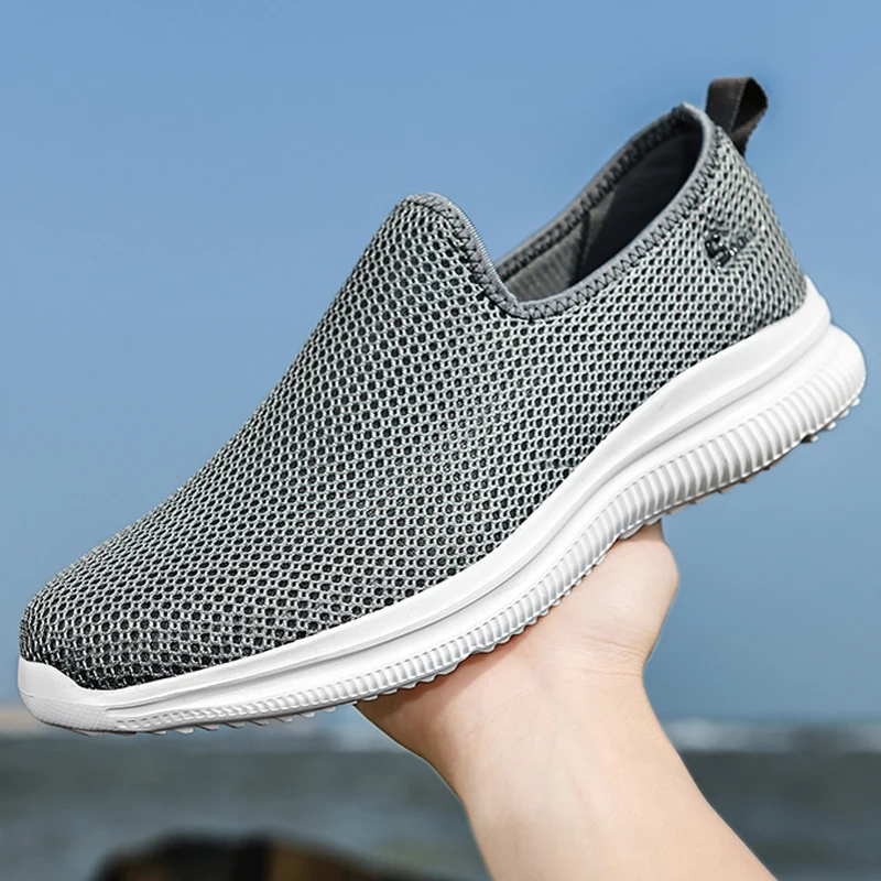 

Men's Sneakers Breahalbe Mesh Casual Men Shoes Outdoor Lightweight Fashion Anti-Slip Women Boat Shoes Comfortable for Couple