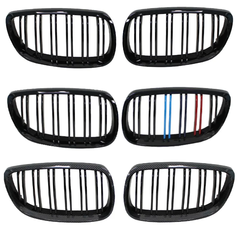 Front Kidney Grille For BMW E92 E93 M3 2006-2009 Dual Line Grille Car Styling Racing Grilles Replacement Part