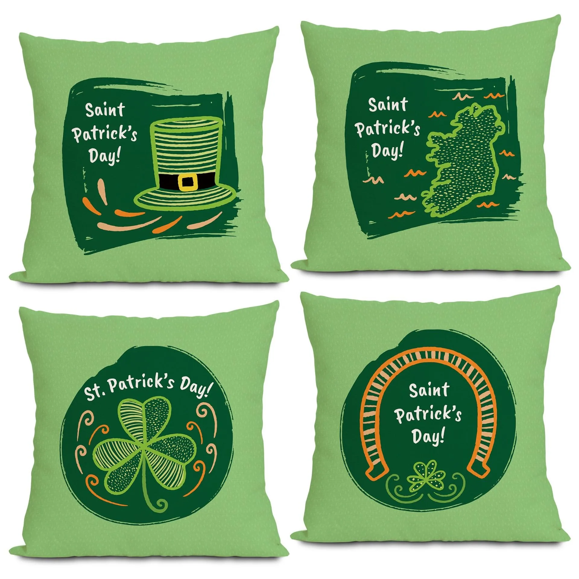 

Чехол для подушки в стиле ретро «День Святого Патрика»