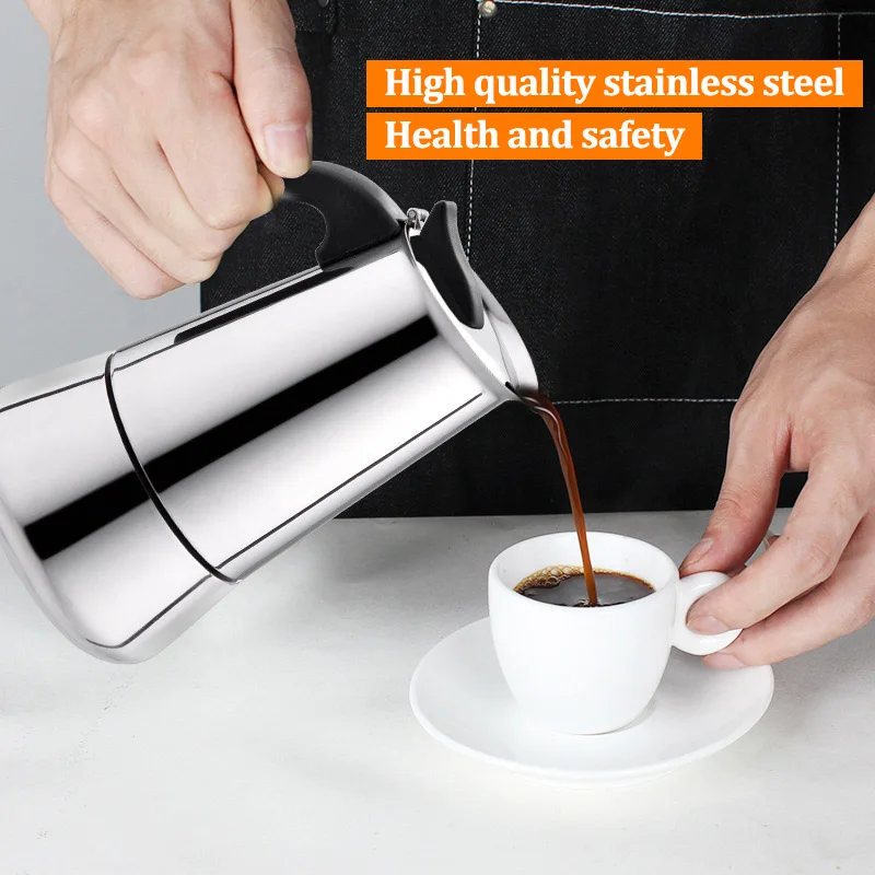 Nerthus FIH 835 Cafetera Italiana de Inducción 9 tazas