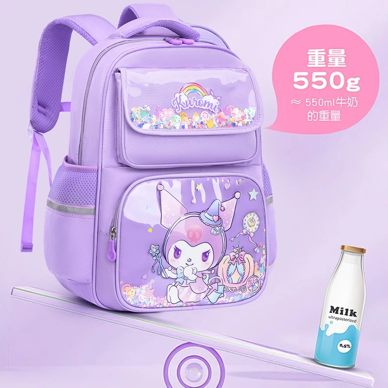 Children Backpack Sanrio New Melody Student Schoolbag Stain-Resistant Cute Cartoon Casual and Lightweight Shoulder Pad Backpack children backpack children bag students backpack shoulder backpack