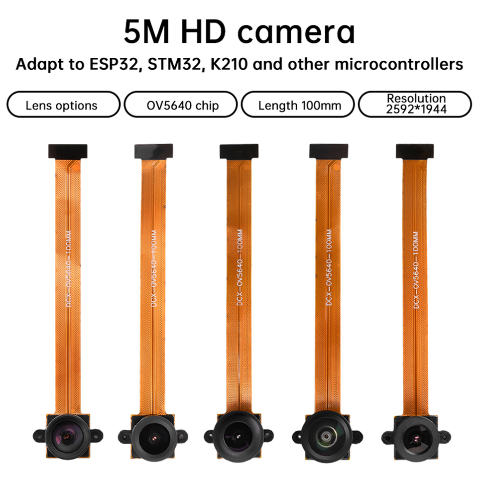 OV5640 Camera Module 5-megapixel Ultra Wide angle Lens DVP Interface Can Be Used for ESP32 Development Board
