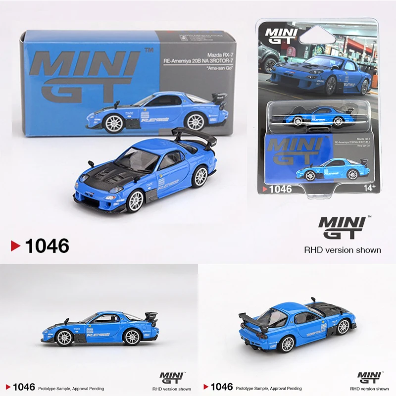 MINIGT 1046 In Stock 1:64 Mazda RX7 RE Amemiya 20B NA 3ROTOR 7 Ama