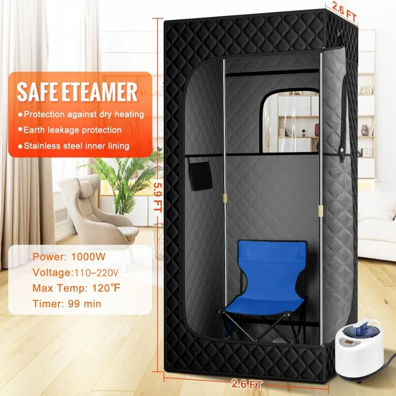 ポータブル家庭用スチームサウナサウナキャビンサウナバスボックス