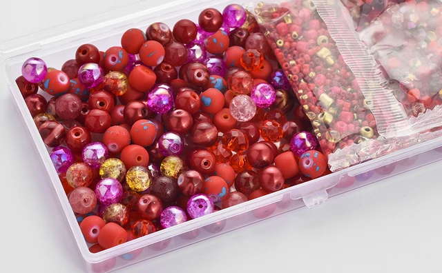 60 Perline Di Vetro Blu Per Braccialetti Fai Da Te - Set Creativo Per Gioielli E Accessori - Foto 10