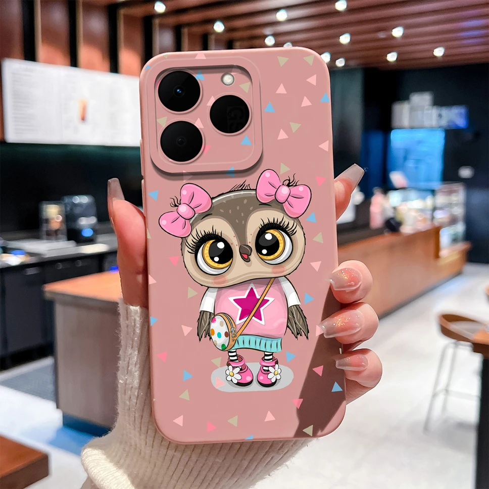 Stylish Shockproof Liquid Silicone Phone Case with Unique Patterns