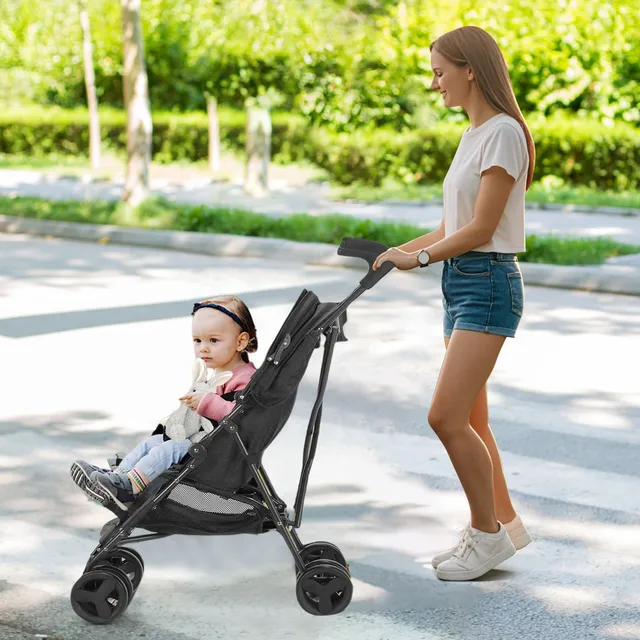 Wedyvko Poussette de Voyage Poussette de Voyage légère et Portable Design Poussette pour Enfants Pliante 1