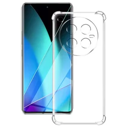 Luxury Clear Shockproof Airbag Soft Silicone Phone Cover - Crystal Protect for -Infinix Zero 40 5G (Shockproof Case)