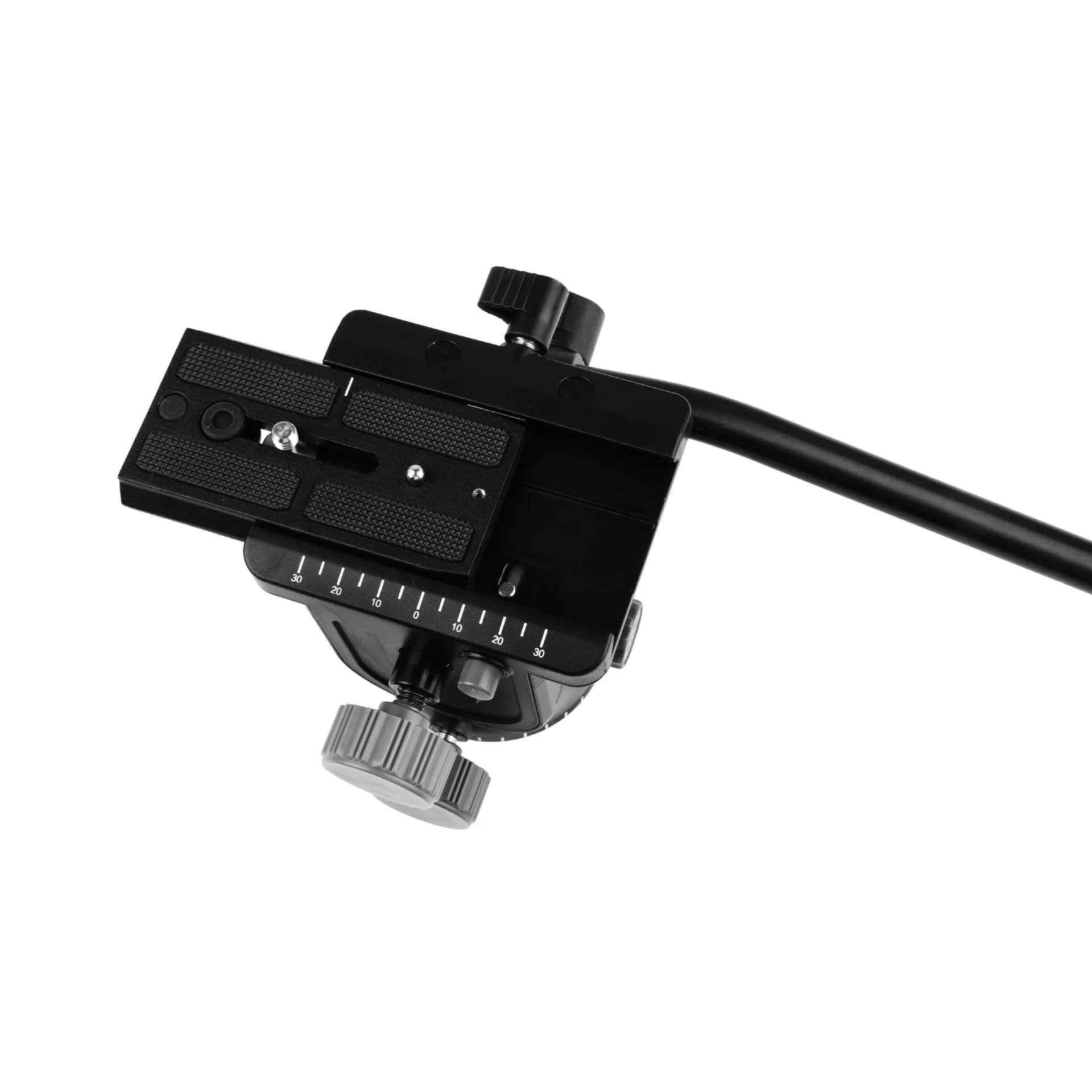 KINGJOY VT-1520 Hydraulic Damping Tripod Head 360 Ball Head with Quick Release Plate for DSLR Photographic Equipment Accessories