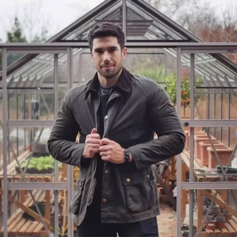 Barbour SL Ashby Barbour windbreaker waxed jacket waxed slim coat