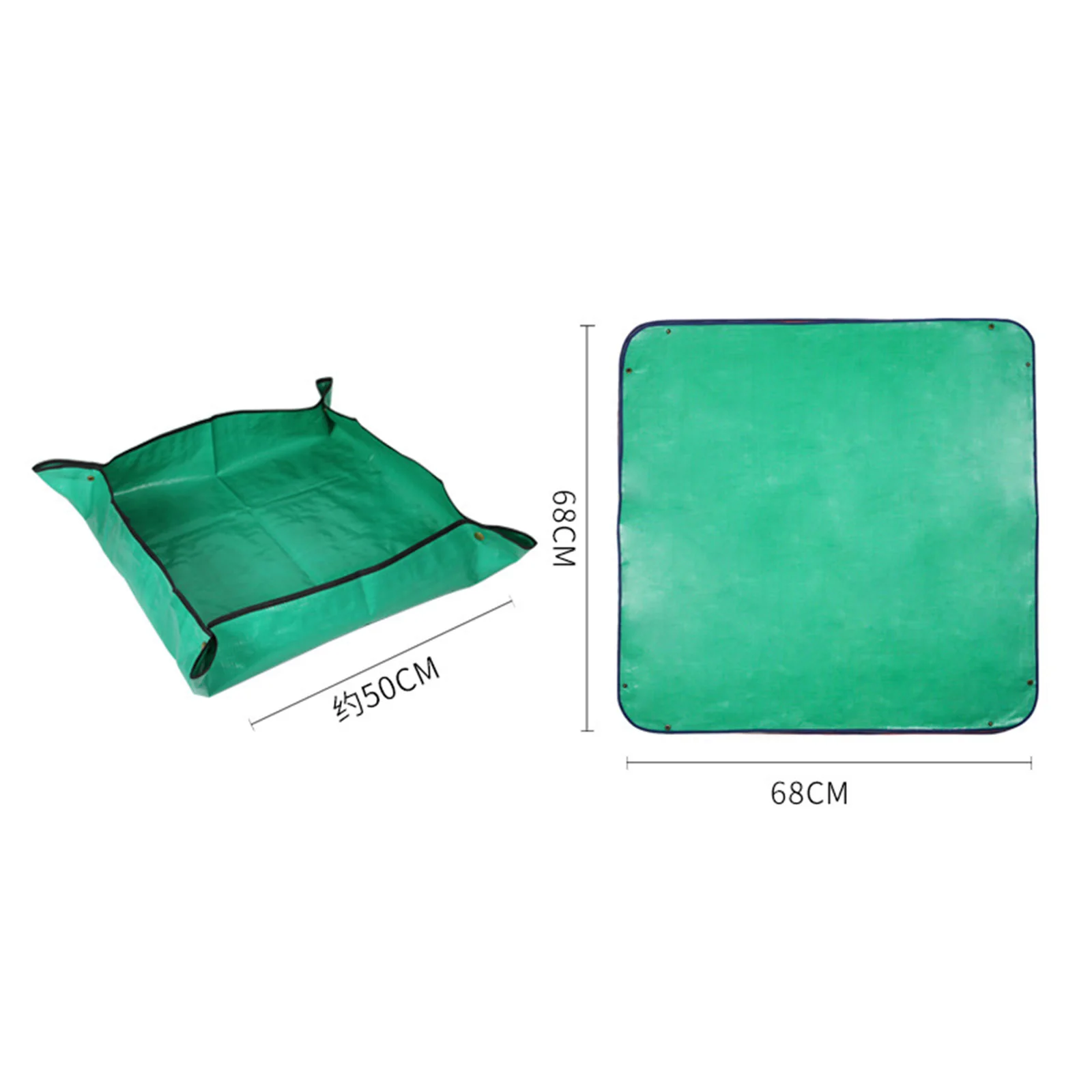 Foldable Plant Repotting Mat Waterproof Oxford Cloth Reusable Square Transplanting Potting Mat for Indoor Foldable Gardening Mat