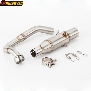 For HONDA Forza300 Forza250 NSS300 NSS250 2018-2020Motorcycle Exhaust Manifold Header Front Pipe Connect ID:51mm Muffler Exhaust
