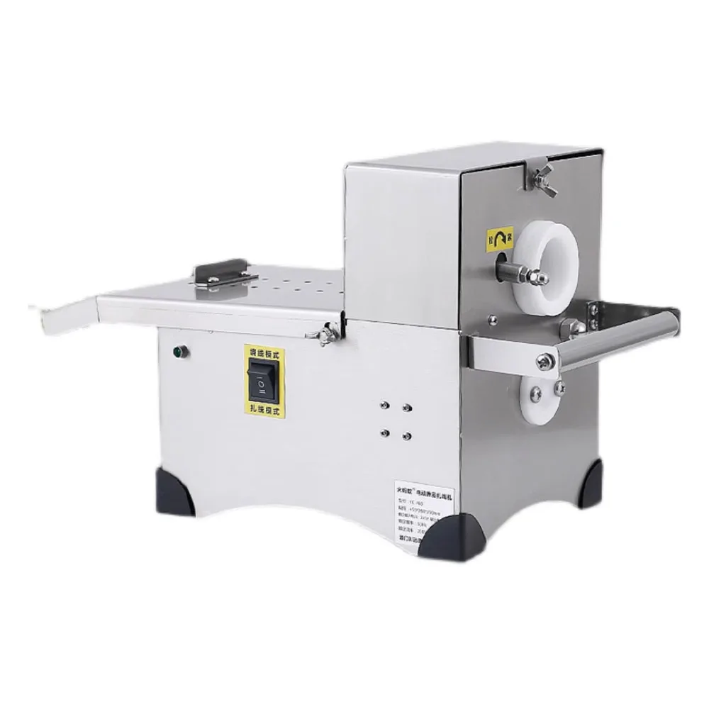 42mm Diameter Electric 220V 110V 60Pcs/min Automatic Sausage Linker Tying Machine Sausage Knotting Machine Sausage Twist Machine 42mm sausage diameter hand rolling food steel tying knotting sausage machine y313