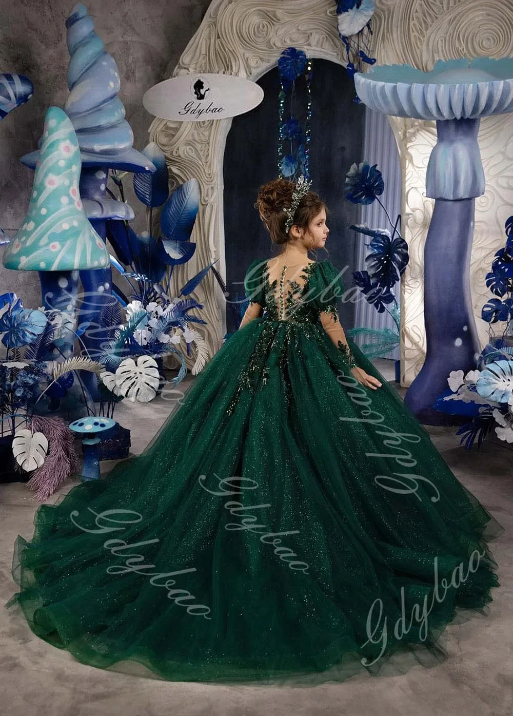 Emerald Green Pageant Dress: The Perfect Gown for Girls in Weddings,  Birthdays, and Special Occasions