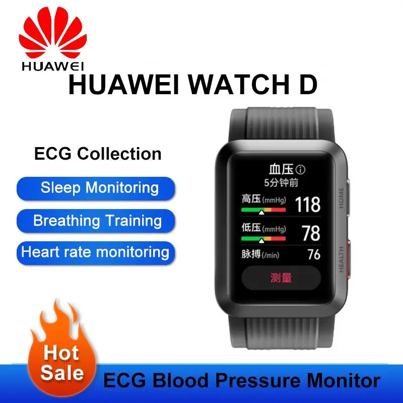 

New Original HUAWEI Watch D SmartWatch Wrist ECG Blood Pressure Recorder Sleep Heart Rate Health Monitoring Sport Smart Watch