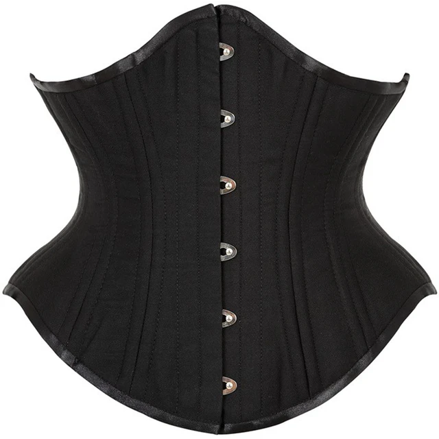 Plus Size Women Gothic Steel Boned Underbust Corsets And Bustiers Waist  Cincher Shapers Steampunk Corselet - AliExpress