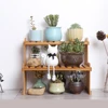 Indoor Plants Holder Wood Shelf Pot Organizer Bookshelf Balcony Bay Window Small Plant Flower Rack Storage Flower Pot Shelves 1